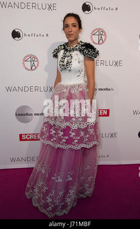 Cannes, France. 22 mai, 2017. Cannes, France - 22 mai 2017 : Festival du Film de Cannes Gala Wanderluxe avec Rebeca actrice Nuez | utilisée dans le monde entier : dpa Crédit/Alamy Live News Banque D'Images