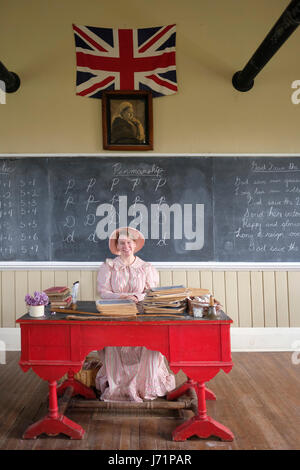 London, Ontario, Canada. 22 mai, 2017. Victoria Day, un jour férié fédéral canadien avec des célébrations en l'honneur de l'anniversaire de la reine Victoria, également appelé Célébration de la Reine d'Angleterre, à Fawshawe Pioneer Village, London, Ontario, Canada. Credit : Rubens Alarcon/Alamy Live News Banque D'Images