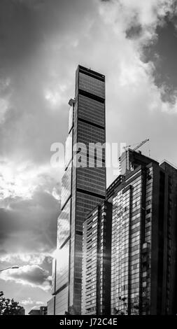 BOGOTA, COLOMBIE - 19 août 2016 : Noir et Blanc Skyline - Bogota Bogota, Colombie Banque D'Images