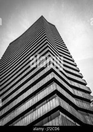 BOGOTA, COLOMBIE - 19 août 2016 : Noir et blanc moderne de centre-ville de Bogota - Bogota, Colombie Banque D'Images