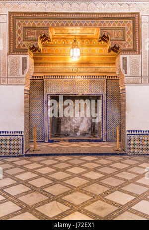 Palais de la Bahia, Marrakech, Maroc Banque D'Images