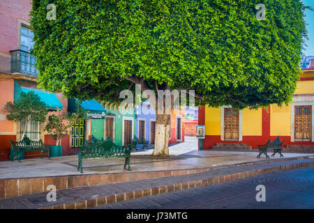 ------ Guanajuato est une ville et une municipalité située dans le centre du Mexique et la capitale de l'état du même nom. Il fait partie de la macrorégion du Bajío. Banque D'Images