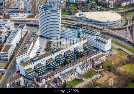 Parc de l'innovation Vodafone Vodafone, Campus, siège de Vodaphone Düsseldorf, B7, Brüsseler Straße, Düsseldorf, Rhénanie du Nord-Westphalie, GER, Banque D'Images