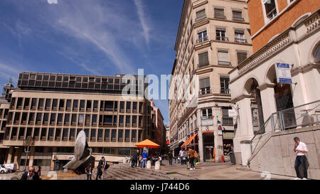 Louis Pradel square dans la ville de Lyon (sud-est de la france) Banque D'Images