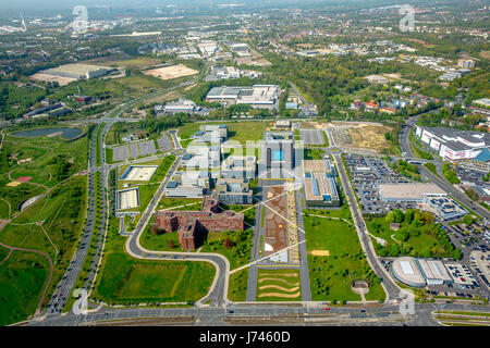 Quartier Thyssenkrupp Thyssenkrupp, Industrial Solutions AG, ThyssenKrupp Systems & Services GmbH, ThyssenKrupp Essen, Essen, siège de Ruhr, Banque D'Images