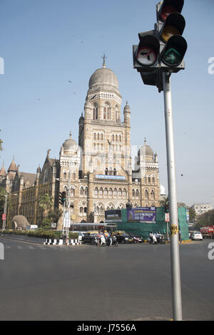 Bâtiment Municipal Corporation, Mumbai, Inde Banque D'Images