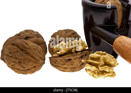 Aliment alimentaire noix noix noisette noël x-mas macro aliment alimentaire Banque D'Images