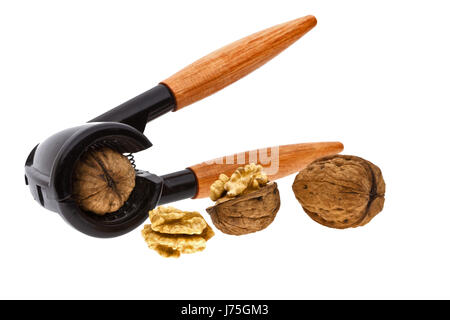 Les noix avec Casse-noisette ............... Banque D'Images