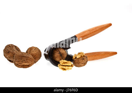 Les noix avec Casse-noisette Banque D'Images