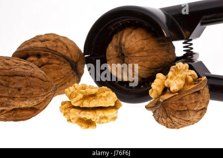 Les noix avec Casse-noisette Banque D'Images