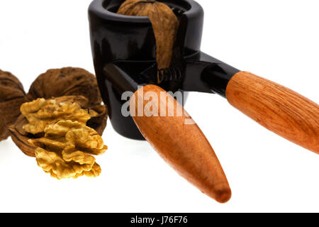 Les noix avec Casse-noisette Banque D'Images