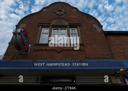 La gare de West Hampstead Banque D'Images