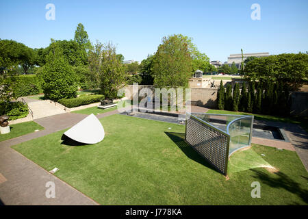 Hirshhorn sculpture garden Washington DC USA Banque D'Images