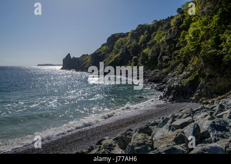 LYDSTEP HAVEN PEMBROKESHIRE WALES UK Banque D'Images