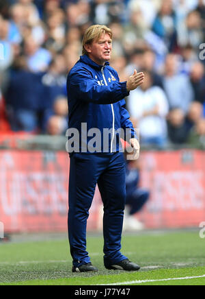 Bradford City manager Stuart McCall Banque D'Images