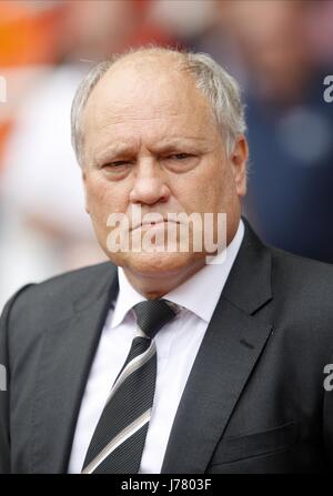 MARTIN JOL FULHAM FC MANAGER Upton Park Londres Angleterre 01 Septembre 2012 Banque D'Images