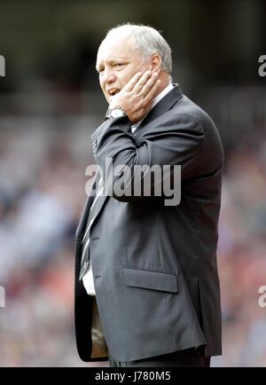 MARTIN JOL FULHAM FC MANAGER Upton Park Londres Angleterre 01 Septembre 2012 Banque D'Images