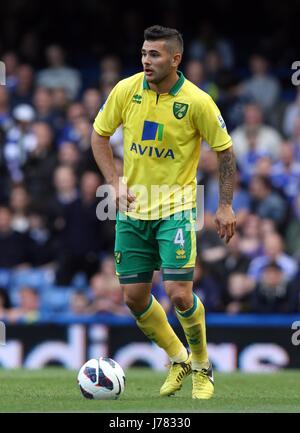 BRADLEY JOHNSON Norwich City FC LONDON ENGLAND UK 06 Octobre 2012 Banque D'Images