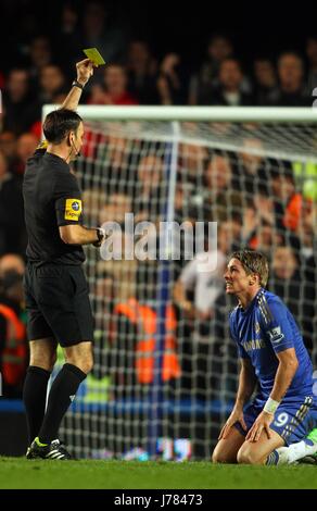 MARK CLATTENBURG DONNE FERNAND CHELSEA V MANCHESTER UNITED LONDON ENGLAND UK 28 Octobre 2012 Banque D'Images