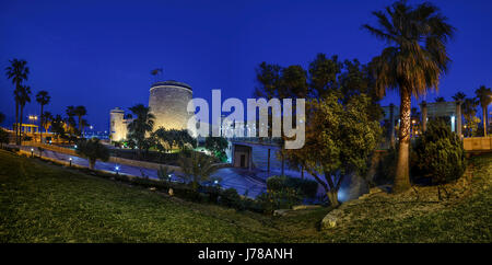 Château de Santa Ana Roquetas de Mar Banque D'Images