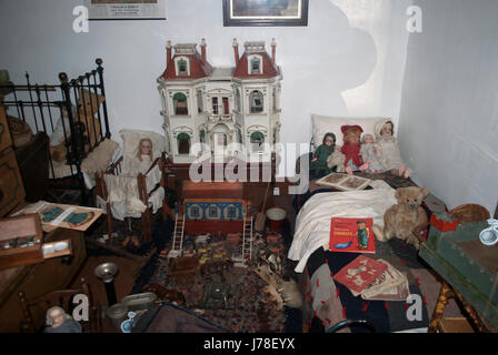 La chambre de l'enfant au Musée de la vie de Lincoln Lincolnshire Banque D'Images