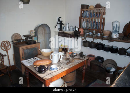 La cuisine est dans le musée de la vie de Lincoln Lincolnshire Banque D'Images