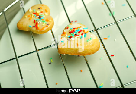 Faites les biscuits de Noël eux-mêmes Banque D'Images