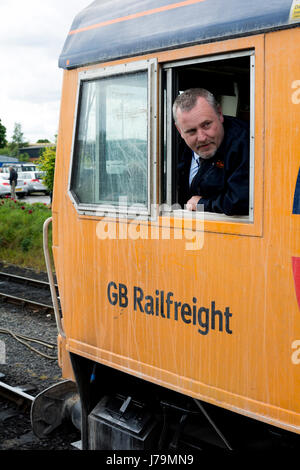 Dans une classe pilote 66 locomotives au diesel Diesel de Printemps Festival à la Severn Valley Railway, Kidderminster, UK Banque D'Images