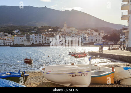 Espagne, Catalogne, Costa Brava, Cadaques Banque D'Images