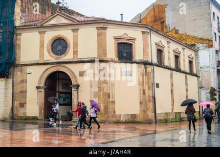 Capella de la Balesquida, 1725, Plaza Alfonso ll, Oviedo, Asturias, Espagne Banque D'Images