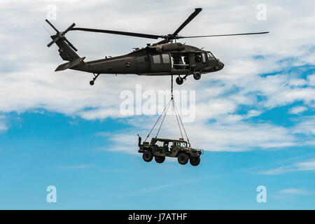 Air show en Rhode Island Banque D'Images