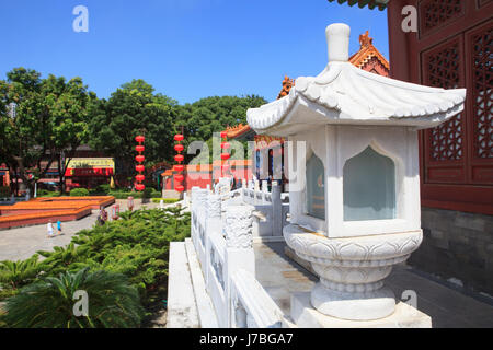 Vue avant de simulation des palais d'été, jardins de la luminosité idéale, Imperial Gardens ,sud de Chine République populaire de Zhuhai Banque D'Images