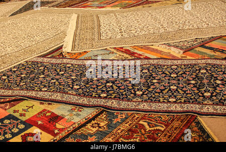 Collection de tapis orientaux Banque D'Images