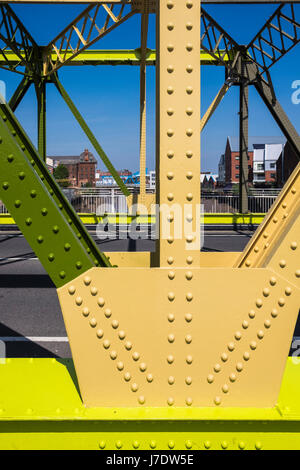 Drypool lever le pont de la rivière Hull, Kingston Upon Hull, Yorkshire, Angleterre, Royaume-Uni Banque D'Images