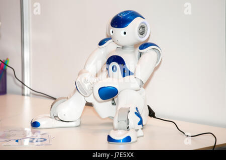 Moscou, Russie - Novembre 2016 : robot humanoïde Programmable NAO sur la Robotique Expo à Moscou, Russie Banque D'Images