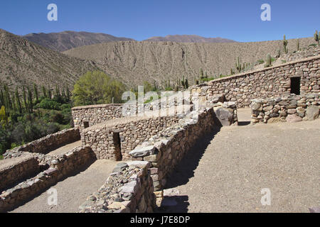 El Pucará ruines à Tilcara, Quebrada de Humahuaca, Argentine Banque D'Images