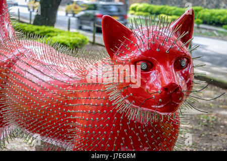 Sculpture Chat Chats à Park - Cali, Colombie Banque D'Images