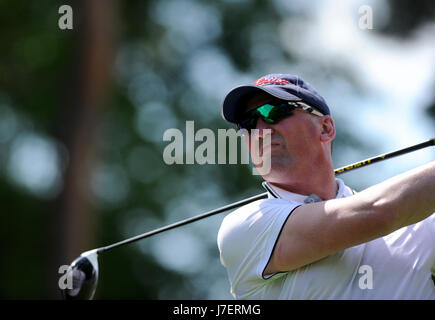 Virginia Water, Surrey, UK. 24 mai, 2017. Sir Matthew Pinsent pendant l'événement Pro-Am avant la tournée européenne BMW PGA Championship sur re-modélisé à l'Ouest Wentworth Club, Surrey. © David Partridge / Alamy Live News Banque D'Images