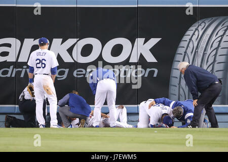 Los Angeles, CA, USA. 24 mai, 2017. Le Dodger Stadium à Los Angeles, CA. Peter Renner and Co /CSM/Alamy Live News Banque D'Images