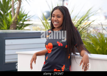 Cannes, France. 25 mai, 2017. Taliah Webster au bon moment photo film appel à la 70e édition du Festival de Cannes jeudi 25 mai 2017, Cannes, France. Photo credit : Crédit : Doreen Doreen Kennedy Kennedy/Alamy Live News Banque D'Images