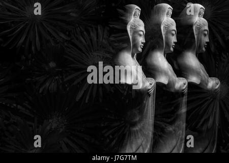 Sculpture Bodhisattva Avalokitasvara/觀世音 觀自在 觀音//觀音菩薩 觀世音菩薩 菩薩//觀自在菩薩 //像 Banque D'Images