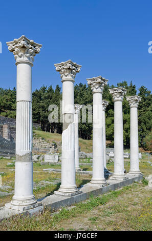 Temple d'apollon, le asklepienon, Kos, îles du Dodécanèse, Grèce, Europe Banque D'Images