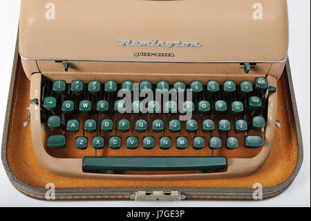 Années 1950, Remington machine à écrire. Banque D'Images