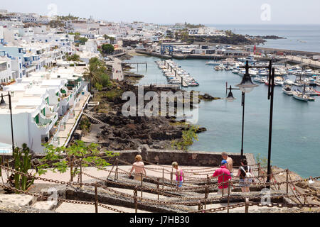 Puerto del Carmen, Lanzarote, Îles Canaries Europe Banque D'Images