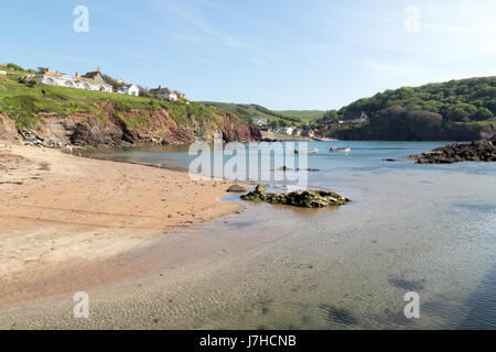 Hope Cove sur la côte sud du Devon Banque D'Images