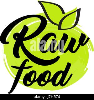 Un logo bio et vegan Illustration de Vecteur