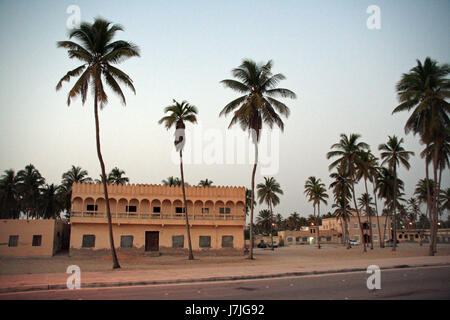 À la tombée de la rue, Salalah, Oman Banque D'Images