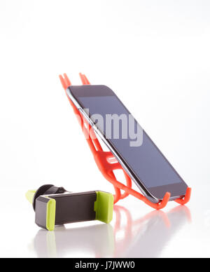 Support et accessoires pour smartphones et mobiles Banque D'Images