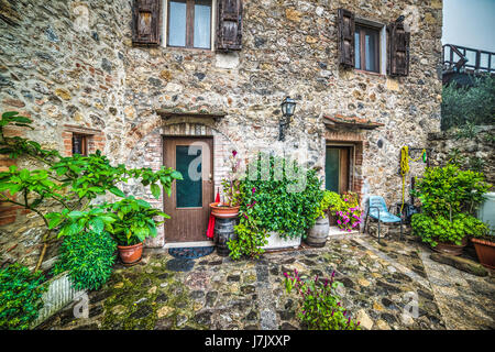 Coin rustique en Toscane, Italie Banque D'Images