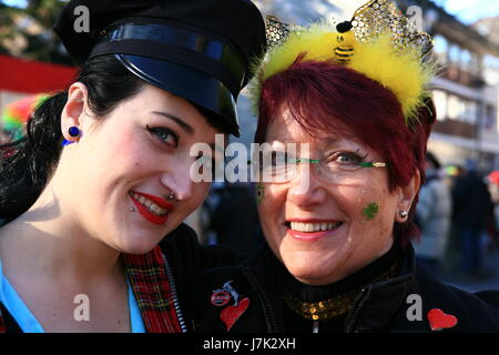 Carnaval de rue dans rgeinland Banque D'Images